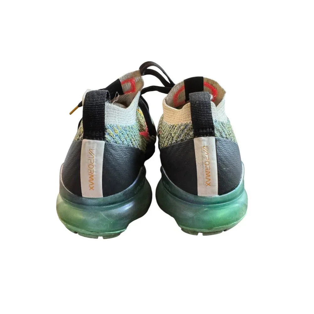 Nike Air VaporMax Women's Sz 7 Flyknit 3 White Hyper Turquoise Athletic‎ Shoes